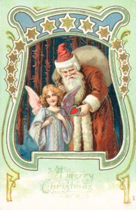 Britische Weihnachtskarte von English School