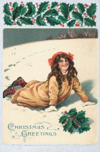 Britische Weihnachtskarte von English School
