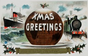 Britische Weihnachtskarte