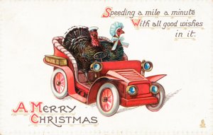 Britische Weihnachtskarte von English School