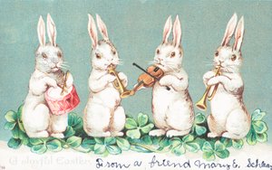 Britische Osterkarte