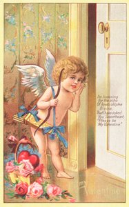 Britische Valentinskarte von English School