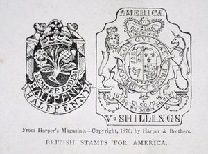 Britische Briefmarken für Amerika