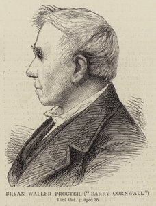 Bryan Waller Procter, "Barry Cornwall" (Stich) von English School