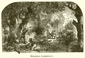 Bau von Jamestown