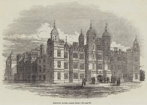 Burghley House, Nordfront von English School