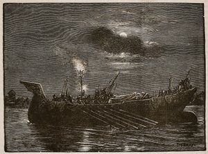 Begräbnis von König Heinrich, Illustration aus Cassells Illustrierter Geschichte Englands
