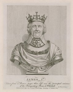 Büste von James I. von English School