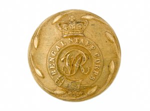 Knopf, Bengal Staff Corps, 1861-1876