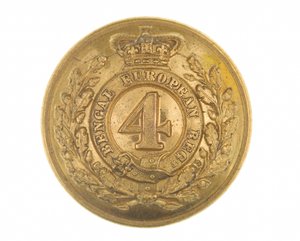 Knopf, Offizier, 4. Bengal European Regiment, 1855-1861