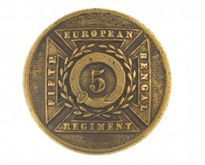 Knopf, Offizier, 5. Bengalisches Europäisches Regiment, 1858-1860