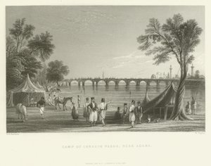 Lager von Ibrahim Pascha, nahe Adana, Türkei, 1837 von English School