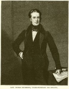 Kapitän Thomas Drummond, Unterstaatssekretär für Irland von English School