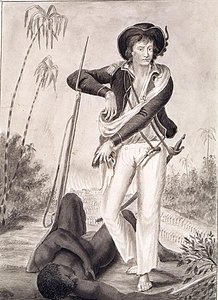 Kapitän John Gabriel Stedman, ca. 1800 von English School