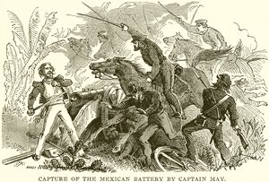 Eroberung der mexikanischen Batterie durch Captain May von English School
