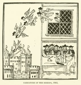 Karikatur der Bischöfe, 1642