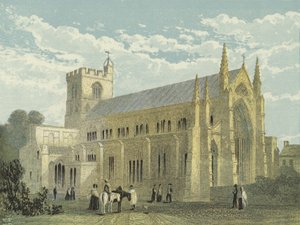 Carlisle Kathedrale, Südostansicht von English School