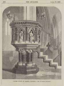 Geschnitzte Kanzel, St. Mary