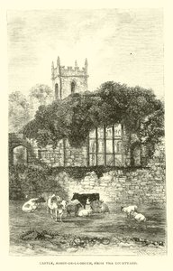 Schloss, Ashby-de-la-Zouch, vom Innenhof von English School