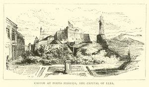 Schloss in Porto Ferrajo, die Hauptstadt von Elba von English School