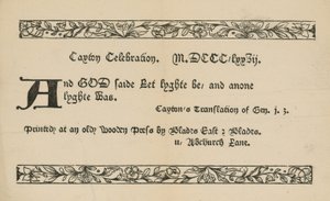 Caxton Feier von English School