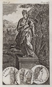 Ceres (Gravur) von English School