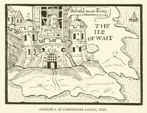 Karl I. in Carisbrooke Castle von English School