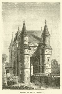 Schloss von Lille, Tor (Gravur) von English School