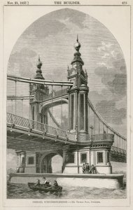 Chelsea-Hängebrücke von English School