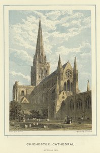 Chichester Kathedrale, Südostansicht von English School