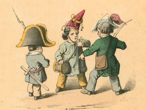 Kriegsspiele der Kinder von English School