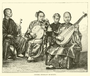 Chinesische Wandermusiker