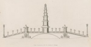 Chinesische Pagode und Brücke, St. James