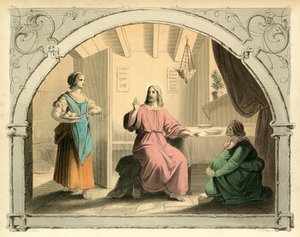 Christus, Martha und Maria von English School
