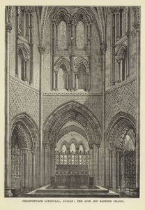 Christchurch-Kathedrale, Dublin, die Apsis und die östliche Kapelle von English School