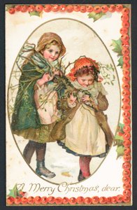 Weihnachtskarte - Frohe Weihnachten, Liebes von English School