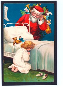 Weihnachtspostkarte, ca. 1907 von English School