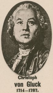 Christoph von Gluck (Gravur) von English School