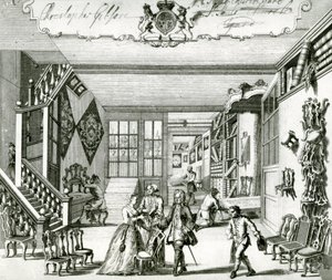 Christopher Gibson, Möbelmacher (Stich) von English School