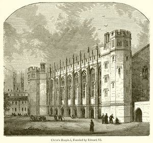 Christs Krankenhaus, gegründet von Edward VI von English School
