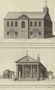 Kirche St George, Queen Square, nahe Holborn und Kirche St Paul, Covent Garden