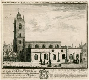 Kirche St. Giles ohne Cripplegate, London von English School