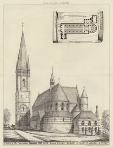 Kirche der Himmelfahrt, Lavender Hill, SW von English School