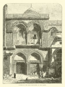 Kirche des Heiligen Grabes in Jerusalem von English School