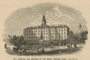 City Hospital für Brustkrankheiten, Victoria Park, London von English School
