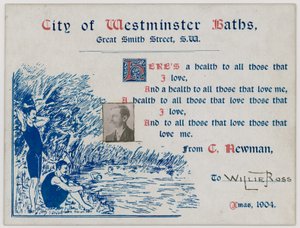 Stadtbäder von Westminster, Great Smith Street, 1904 von English School