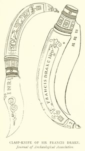 Klappmesser von Sir Francis Drake von English School