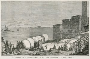 Cleopatras Nadel, Start des Obelisken in Alexandria von English School