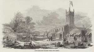 Clift-House Eisenbauwerke, nahe Bristol (Stich)