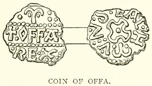 Münze von Offa von English School